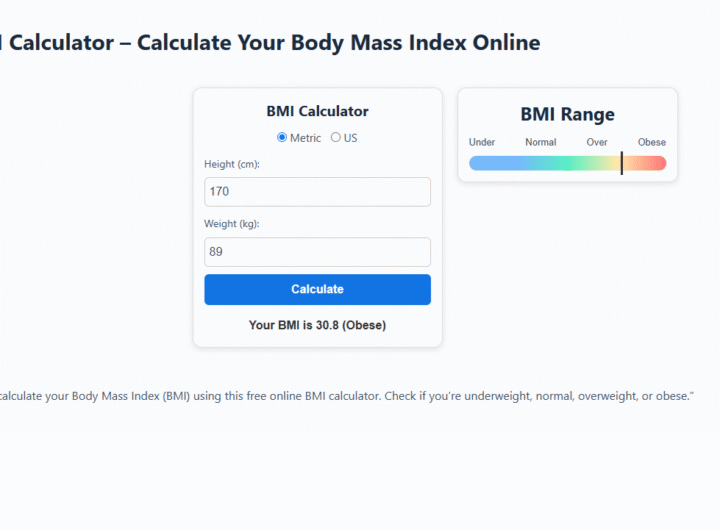 bmi calculator